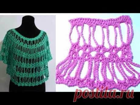 БЛУЗА КРЮЧКОМ. РАЗБОР УЗОРА+СХЕМА+ВЫКРОЙКА || BLOUSE CROCHET. PARSING THE PATTERN+SCHEME+PATTERN - YouTube