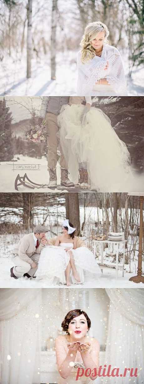 Зимние тренды в образе невесты 2014