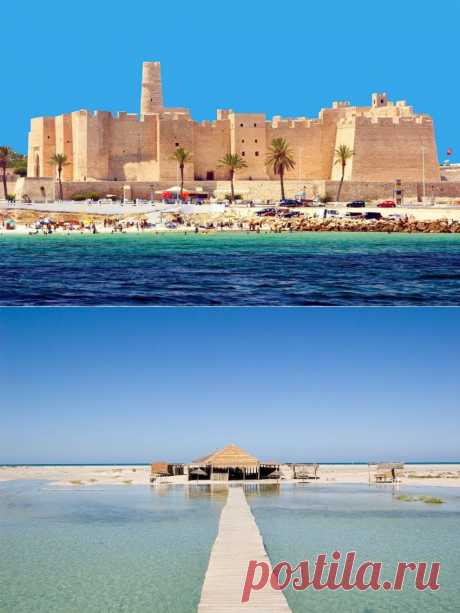 Остров Джерба, Тунис: самый южный морской курорт Туниса, где всегда на пару-тройку градусов теплее, чем на континенте. Он славится не только своими пляжами с мелким песком и современными отелями, но и хорошими центрами талассотерапии ...