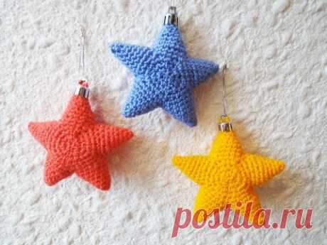 Новогодняя звезда Christmas starlet Crochet