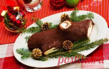 Десерт "Новогоднее полено": раскрываем секреты приготовления | POVAR.RU | Яндекс Дзен