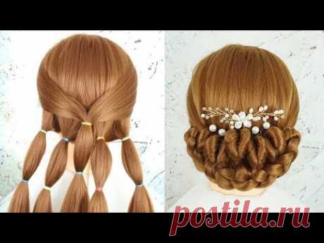 Penteado Fácil Com Trança - Penteados 2019 - Penteados Simples E Lindos | Bun Hairstyle For Wedding