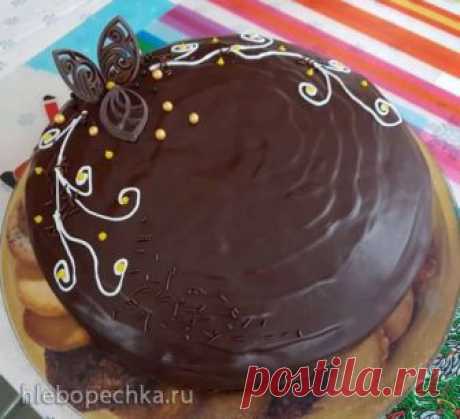 Торт Захер (вариант Sachertorte) . Рецепт от Чучелки (вариант с разрыхлителем)