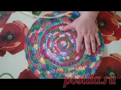 Yarn from bags   .......      Пряжа из пакетов