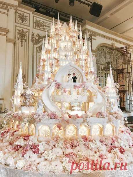 Самые красивые и дорогие свадебные торты ~ ALL-DEKOR
