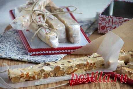 Мягкая нуга с орехами и курагой (Torrone morbido) + &quot;Нуга и туррон&quot; 19 рецептов.