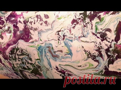 ЗАЛИВКА АКРИЛОМ \ НЕОБЫЧНАЯ ТЕХНИКА...acrylic pouring..