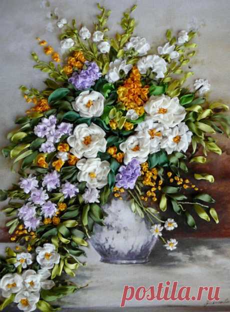 «Восхитительные цветы на картине» — карточка пользователя oles.ejova в Яндекс.Коллекциях
