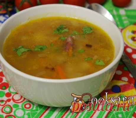 Гороховый суп с копченой колбасой фото рецепт приготовления