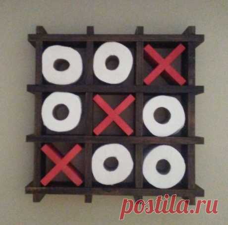 Tic Tac Toe Toilet Paper Holder: 10 Steps (with Pictures)