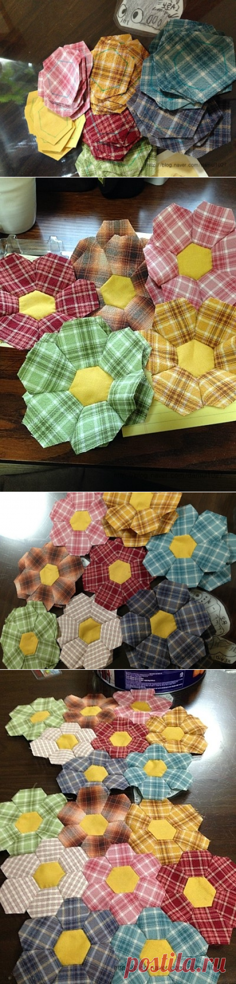 Bag Hexagon Patchwork. Сумка с шестиугольниками ~