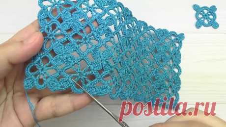 Вязание крючком КВАДРАТНЫЕ МОТИВЫ соединение БЕЗОТРЫВНЫМ СПОСОБОМ ВЯЗАНИЯ crochet square motif