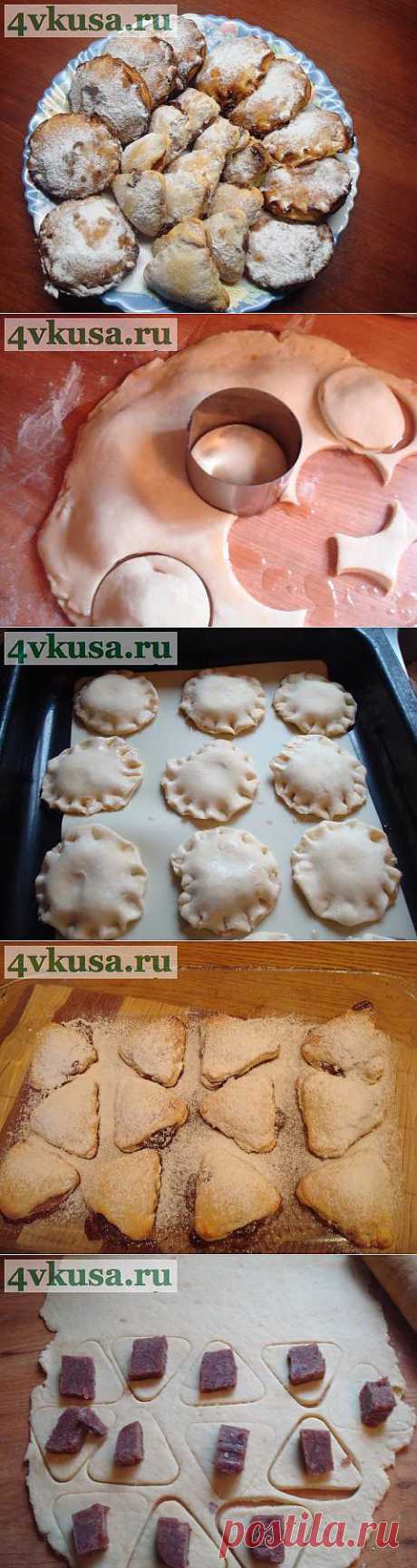Творожное печенье с начинками | 4vkusa.ru