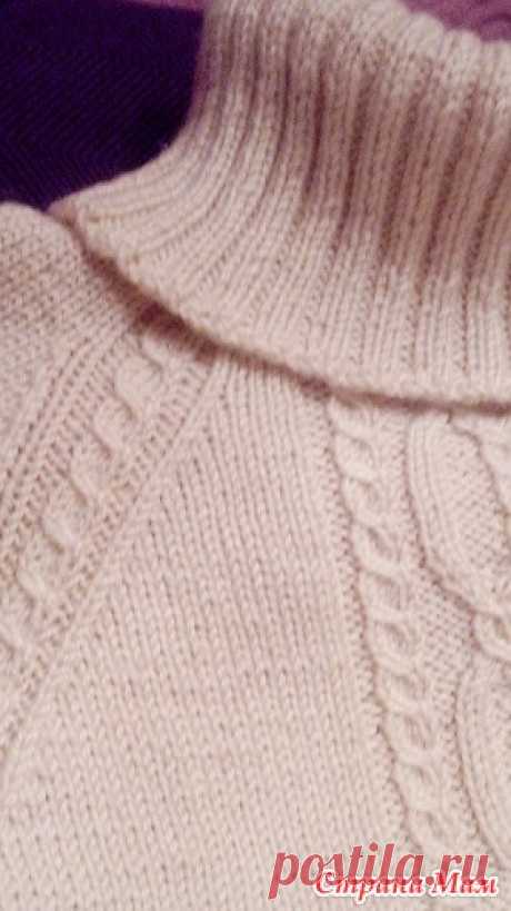 Уютный пуловер регланом или вариации на тему... - Вязание - Страна Мам