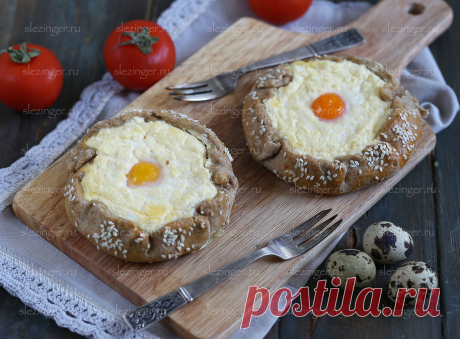 Полезная галета с творогом, сыром и яйцом - рецепт из рубрики «Завтраки – рецепты с фото, Рецепты выпечки»