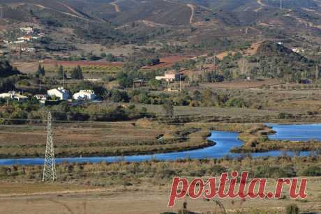 Rio Arade.. À caminho de Silves.zona de Serra