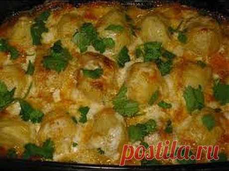 Картошка в духовке (очень вкусная) Potatoes in the oven (very tasty) - YouTube