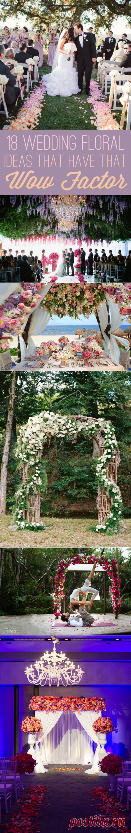 18 Wedding Floral Ideas That Have That 'Wow' Factor