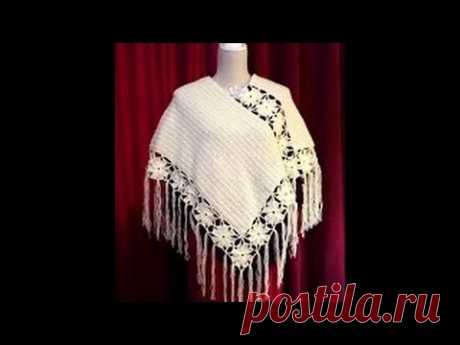 CROCHET T: PONCHO SENCILLO PARTE 3 DE 3