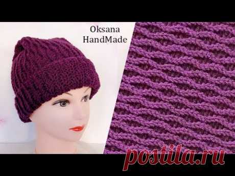 ШАПКА ЗА ВЕЧЕР. Мастер класс. Новый узор. Women's Crochet Hat
