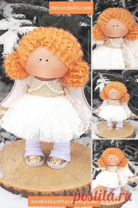 Textile Rag Doll Fabric Cloth Doll Tilda Art Doll Kids Doll | Etsy