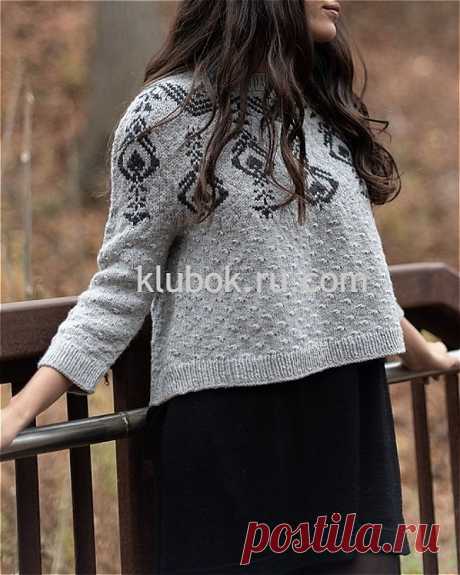 Укороченный свободный пуловер Кокоро от EweKnit - Klubok.ru.com