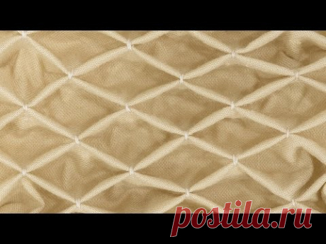 How to Sew Honeycomb Smocking