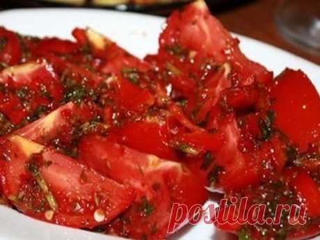 Лучшие кулинарные рецепты : Обалденные помидоры по-корейски