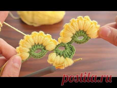 Wow!.. 😲 Amazing!.. sell as many as you can weave ✔ Tunisian Crochet gorgeous ivy Knitting.#crochet