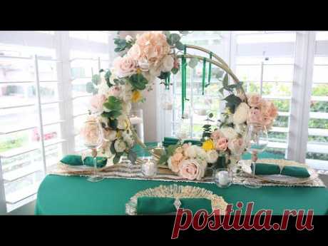 Diy Dollar Tree Hula Hoop Wedding Centerpiece