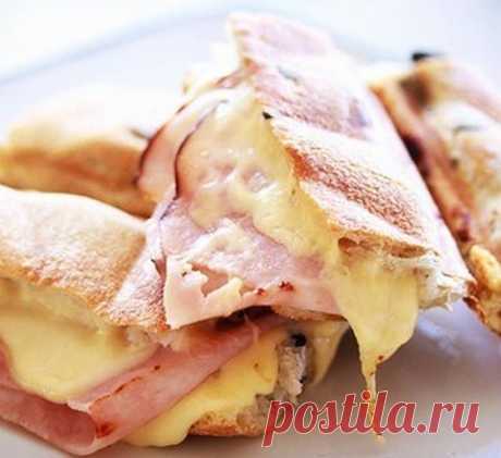Горячие бутерброды из багета - рецепт с фото / Простые рецепты