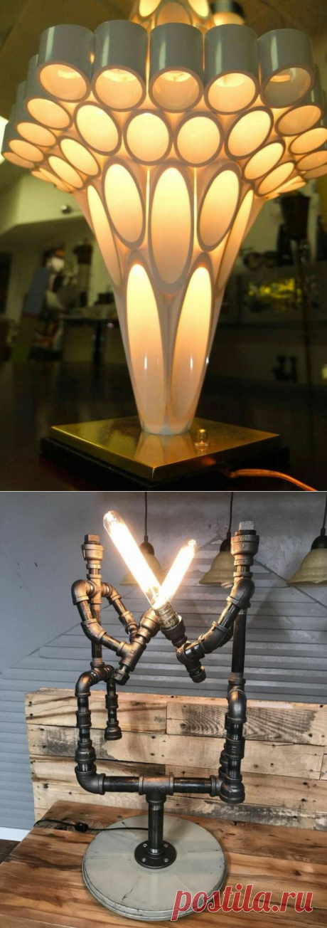 Необычные идеи: светильники из труб — Сделай сам, идеи для творчества - DIY Ideas