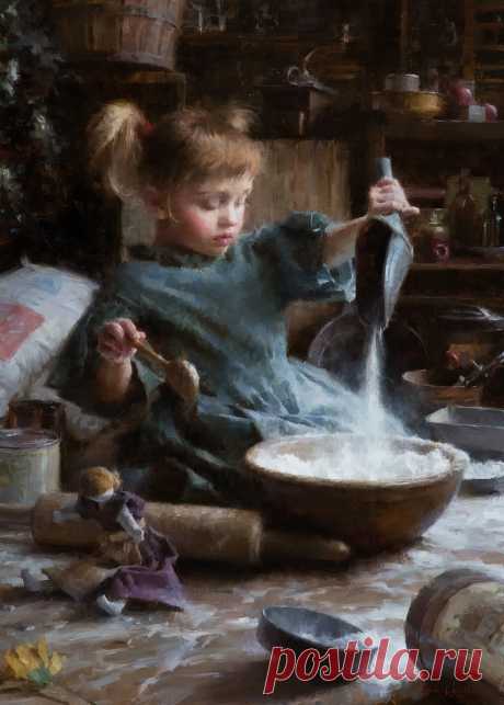 Художник Morgan Weistling. Мучной ребенок