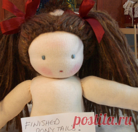 Парик решений для Waldorf Doll (или любой куклы!) | Flickr - Photo Sharing!