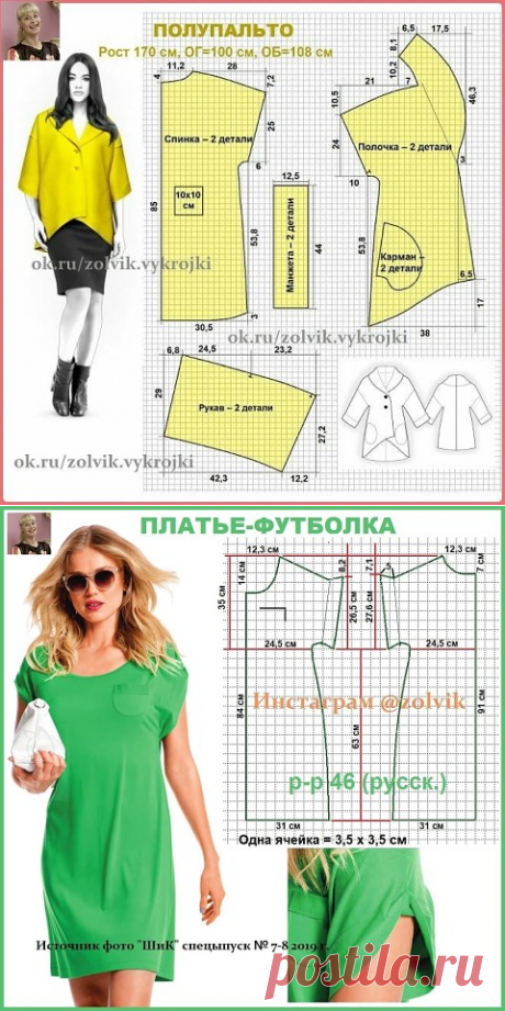 Подборка выкроек | OK.RU