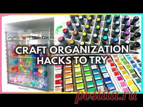 11 BEYOND CLEVER CRAFT ORGANIZATION HACKS YOU'll WANT TO TRY