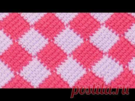 Crochet Entrelac Stitch Tutorial Part I - Crochet Jewel