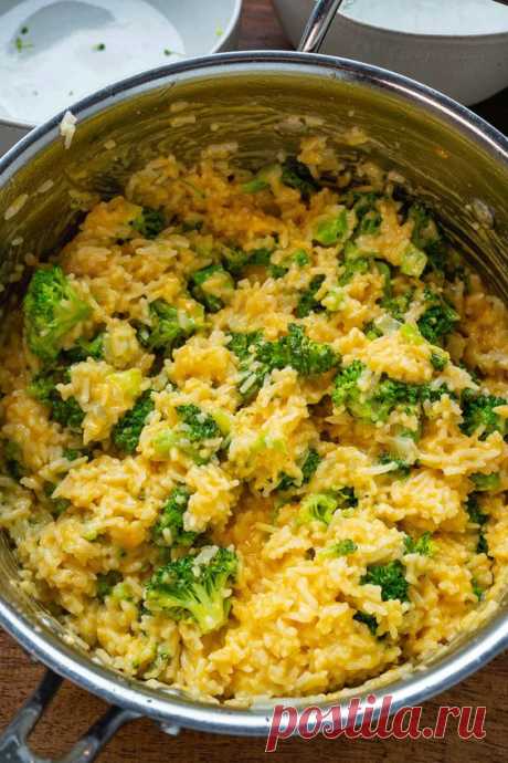 Broccoli Cheddar Rice