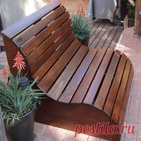 HOME DZINE Garden Ideas | Garden love seat