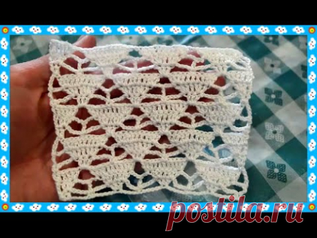 Crochet. Crochet pattern. Вязание крючком. Вязание узора крючком. - YouTube