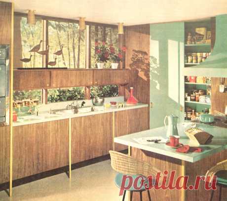 1961. Kitchen Design and Decor - p1335 | PastYears.info