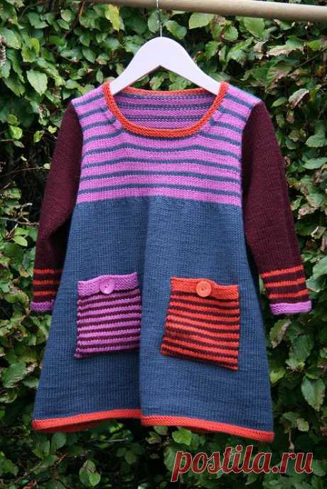 Ravelry: Striped Dress pattern by Debbie Bliss