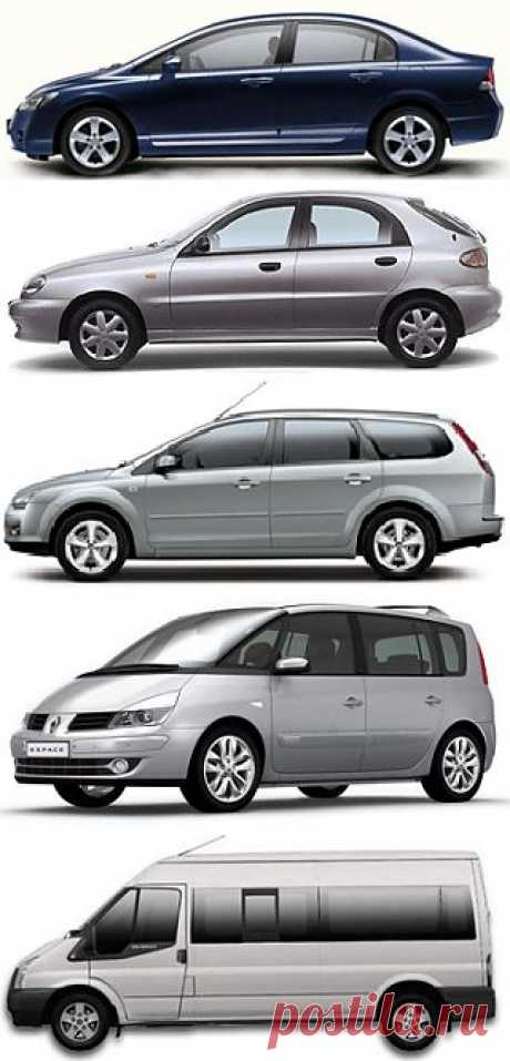 Разновидности кузова легкового автомобиля, типы автомобиля.