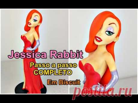 Jessica Rabbit- Passo a passo completo em Biscuit