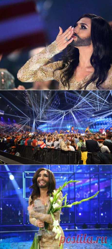 Эпатажная Кончита Вюрст из Австрии победила в Евровидении-2014 (фото, видео)    :)