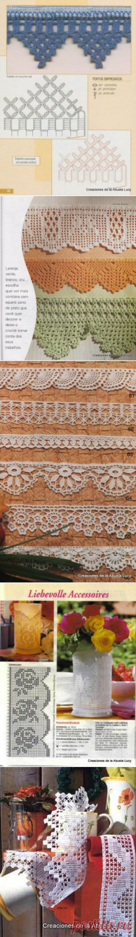 Crochet Knitting Handicraft: Crochet edges