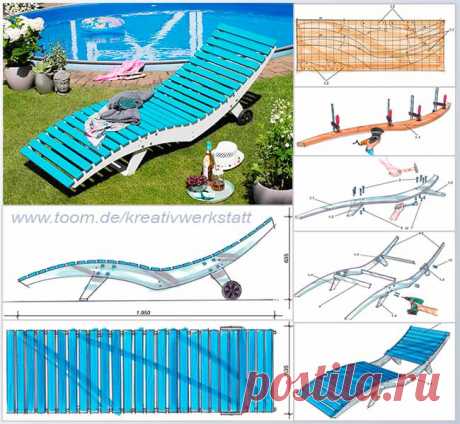 Шезлонг своими руками — Идеи домашнего мастера