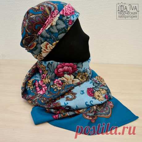 Русский стиль — шьем шапку и палантин - Ярмарка Мастеров - ручная работа, handmade