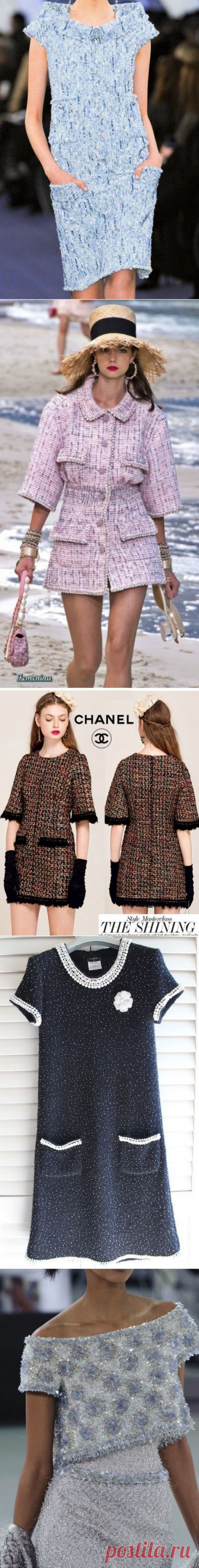 Платья в стиле Chanel: подборка классических фасонов - Икона стиля