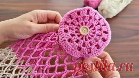 SURPRİSE 😉 Space-Saving Crochet Mesh Bag Tutorial | Simplify Your Life